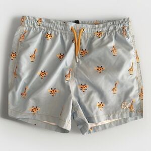 Eight X Giraffe Swim Shorts Men's Small 3.5" Inseam Spring‎ Break Frat